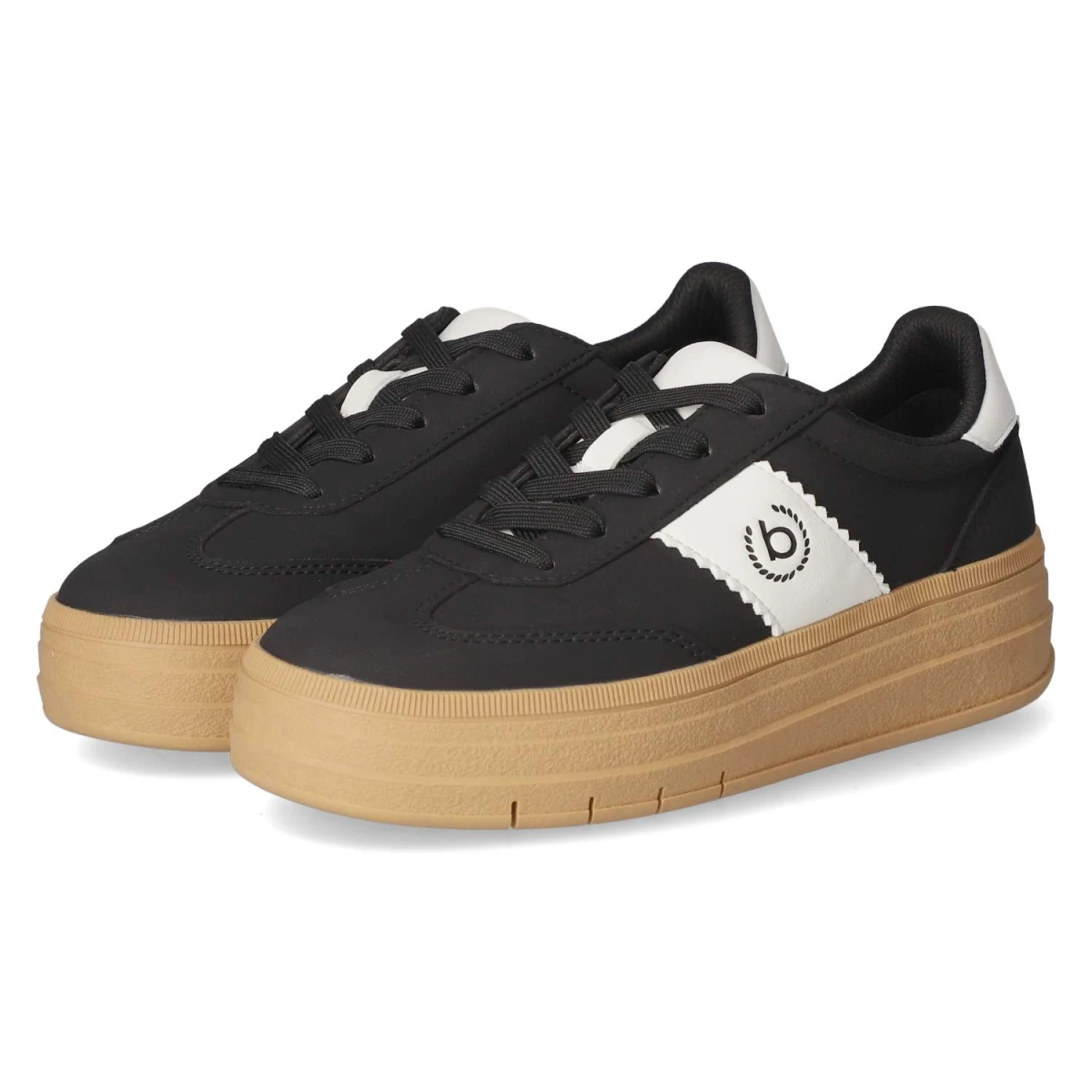 Bugatti Low Sneaker YAS - Gr. 41 - Schwarz - Synthetik