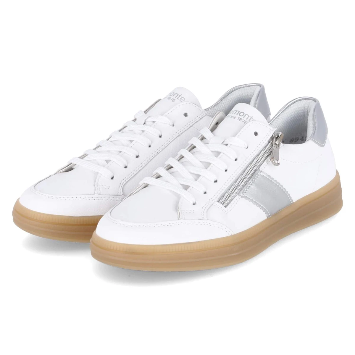 Remonte Low Sneaker - Gr. 41 - Weiß - Glattleder