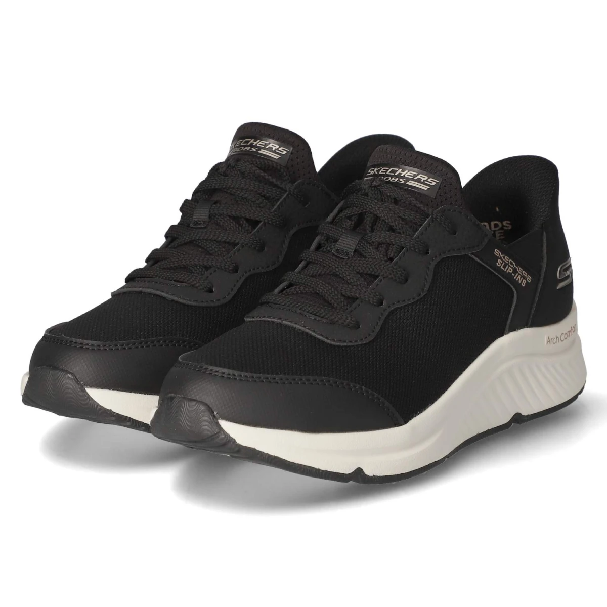 Skechers Slip Ins Sneaker A LOOK - Gr. 39 - Schwarz - Textil & Synthetik