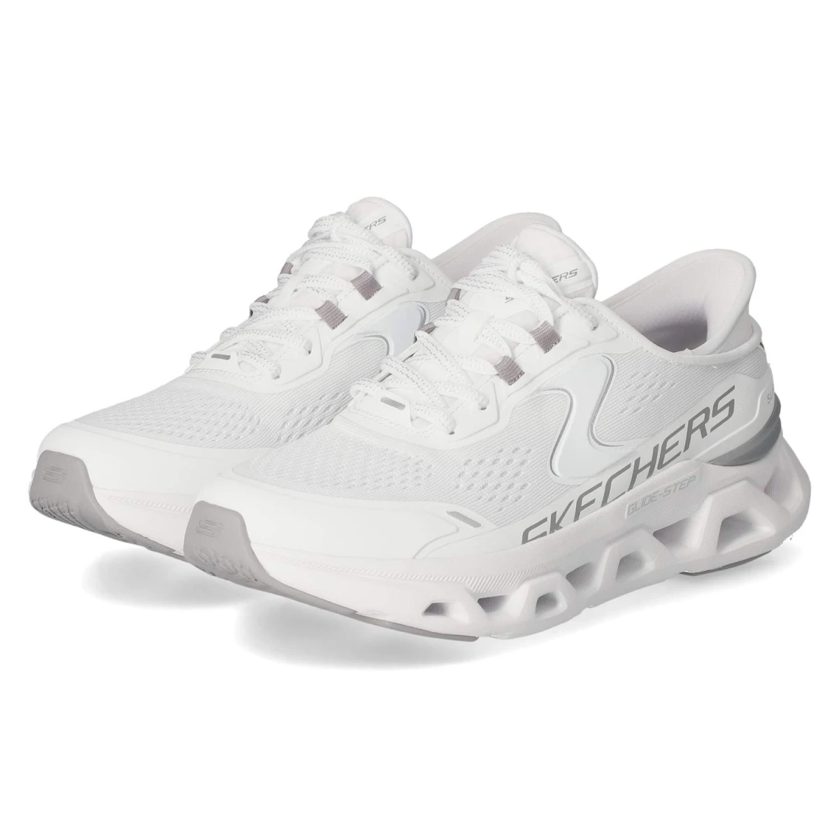 Skechers Low Sneaker GLIDE-STEP ALTUS - Gr. 38 - Weiß - Textil & Synthetik
