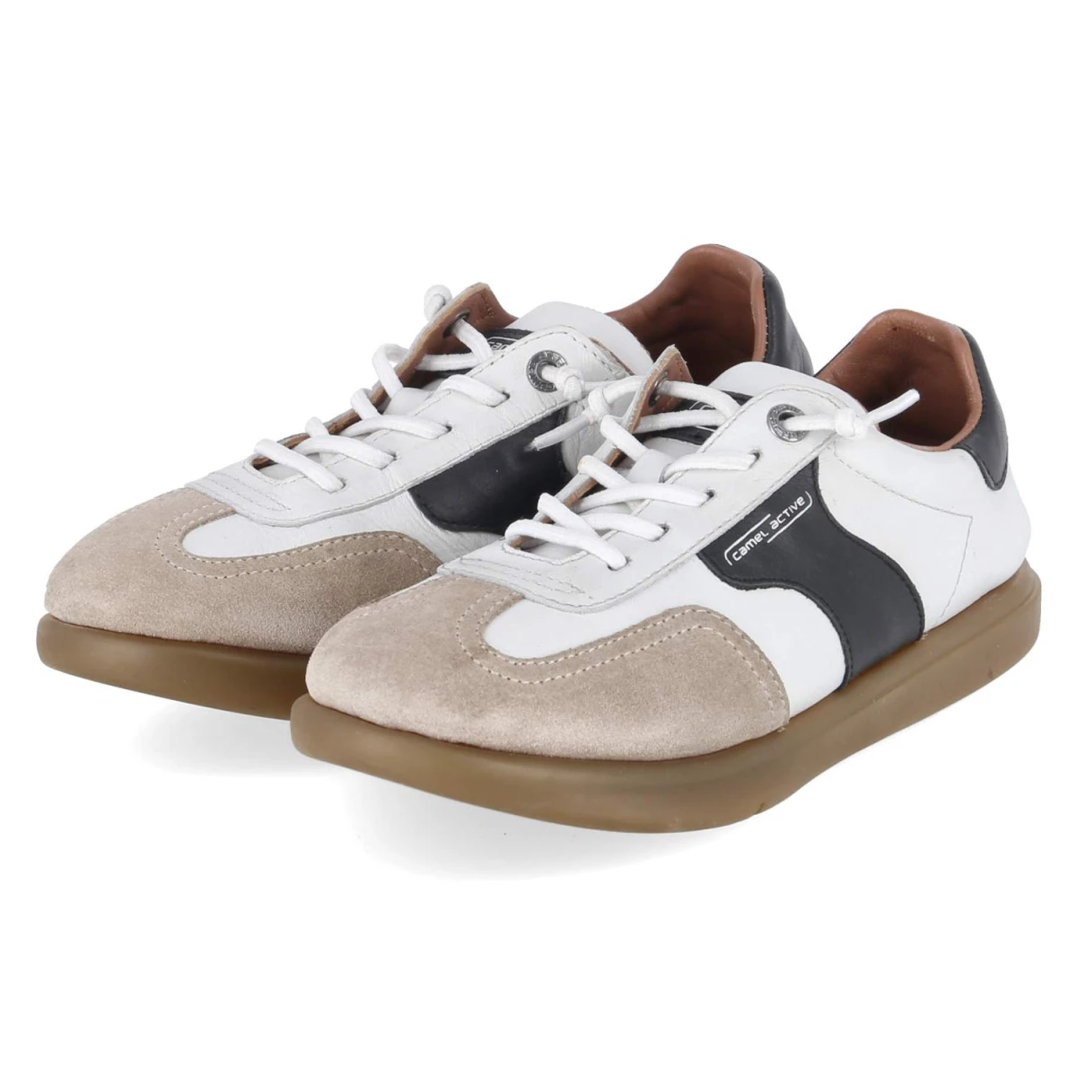 Camel Active Low Sneaker CORDILLERA - Gr. 38 - Weiß - Leder