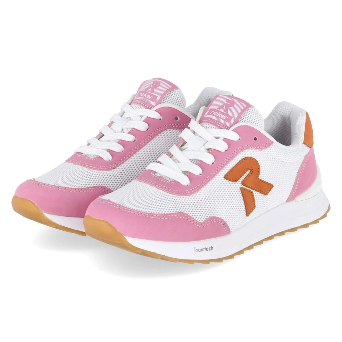 Rieker Low Sneaker - Gr. 36 - Weiß - Textil & Synthetik