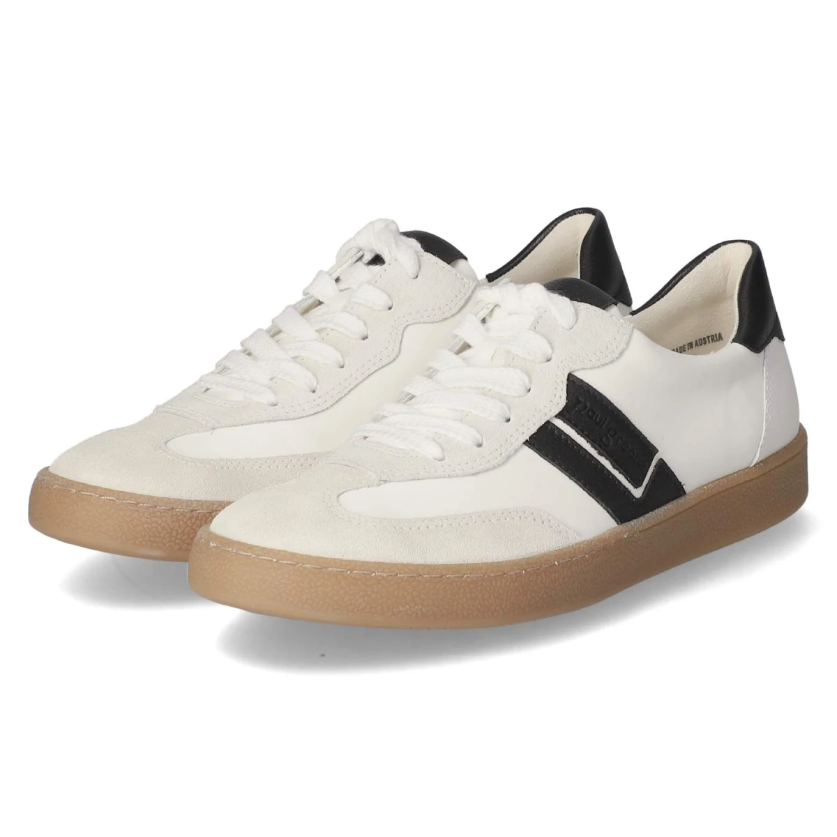 Paul Green Low Sneaker - Gr. 37,5 - Weiß - Leder