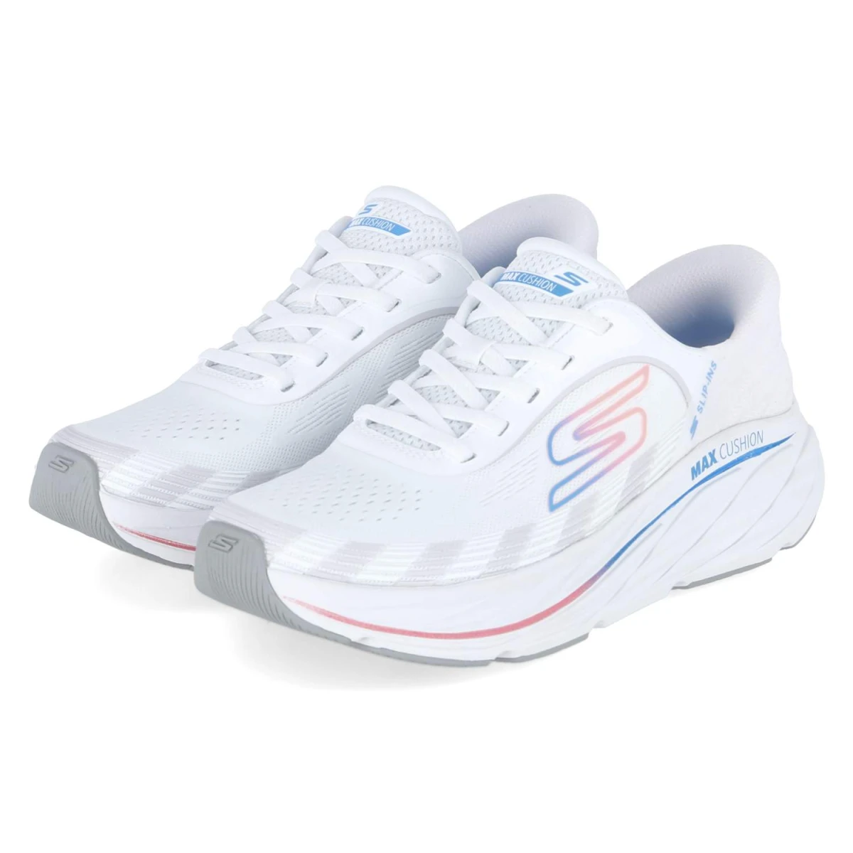 Skechers Slip-ins Sneaker - Gr. 40 - Weiß - Textil & Synthetik
