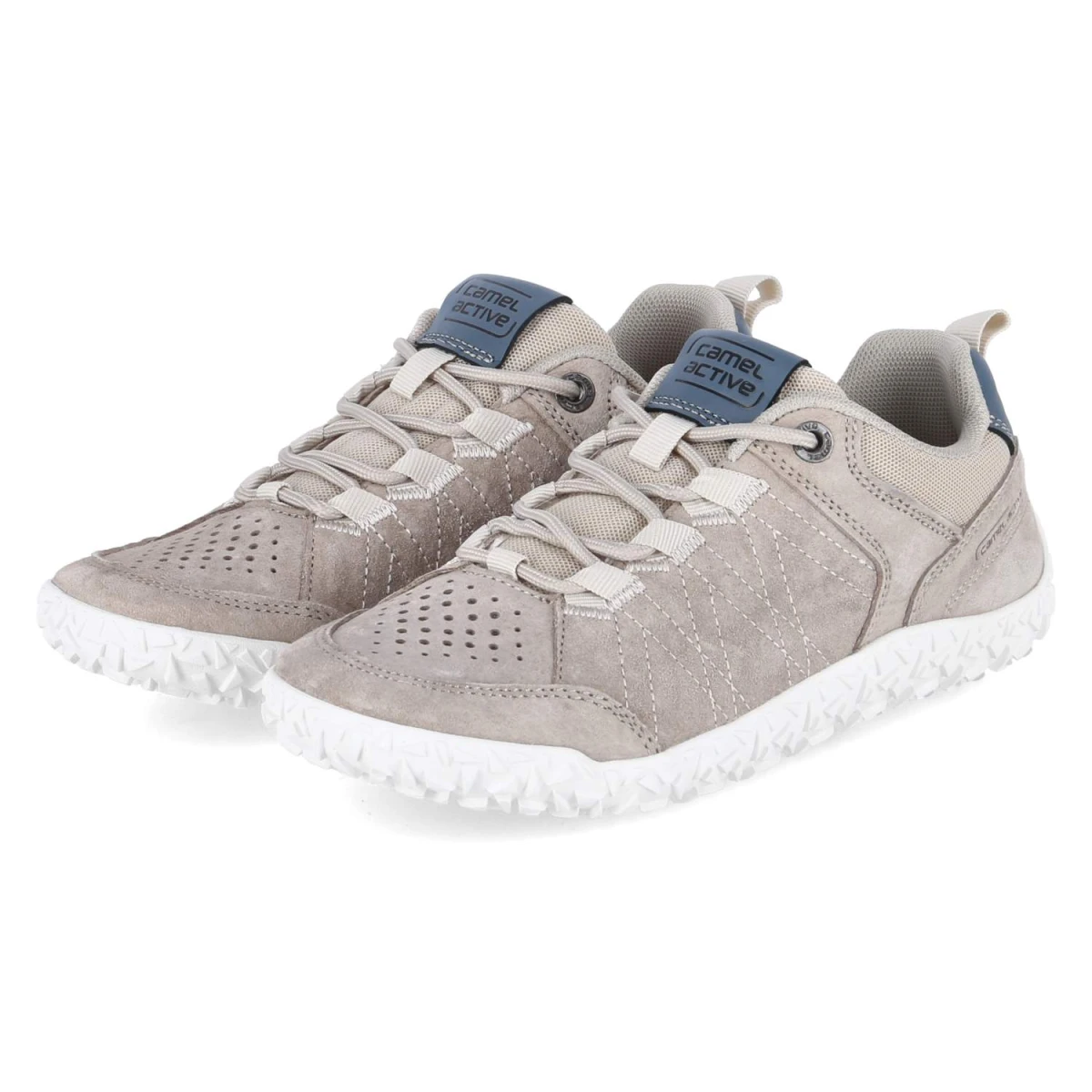 Camel Active Low Sneaker ISLAND - Gr. 40 - Taupe - Textil & Leder