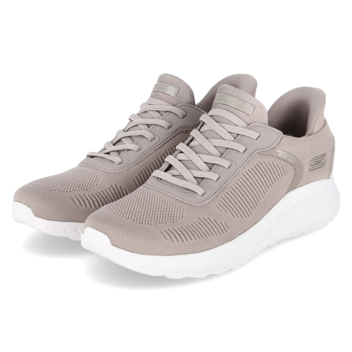 Skechers SLIP INS Sneaker CURRENT MUSE - Gr. 39 - Taupe - Textil