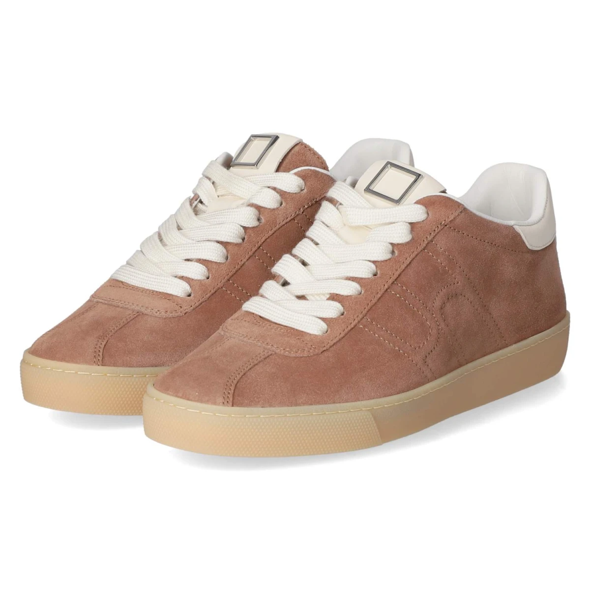 Högl Low Sneaker - Gr. 39 - Braun - Rauleder