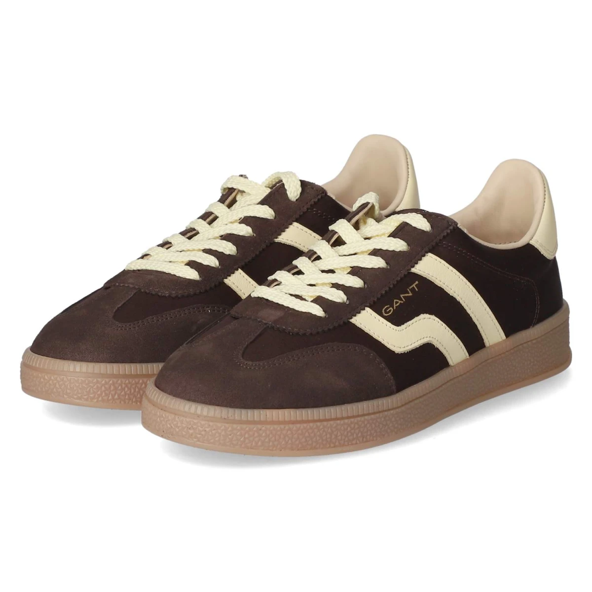 Gant Low Sneaker CUZIMA - Gr. 37 - Braun - Leder & Textil