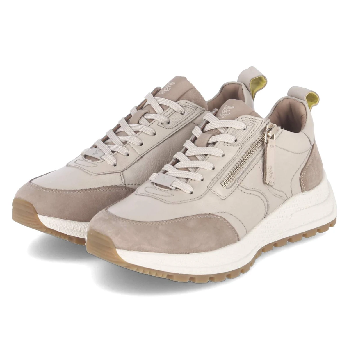 Salamander Low Sneaker - Gr. 38 - Beige - Leder