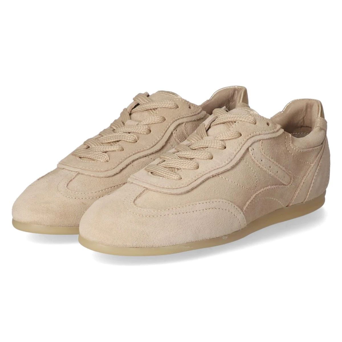 Fräulein Frida Low Sneaker VITA - Gr. 41 - Beige - Rauleder