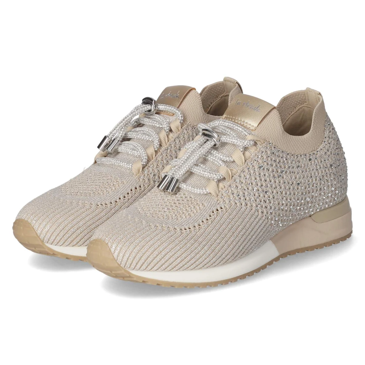 La Strada Low Sneaker - Gr. 41 - Beige - Textil