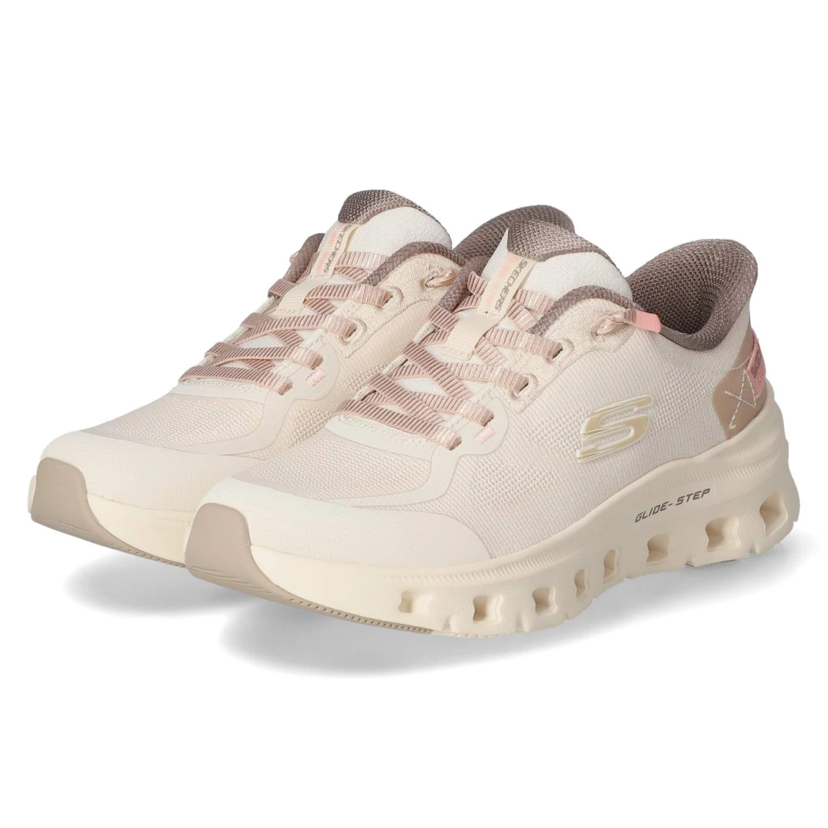 Skechers Low Sneaker PURE MOTION - Gr. 40 - Beige - Textil & Synthetik