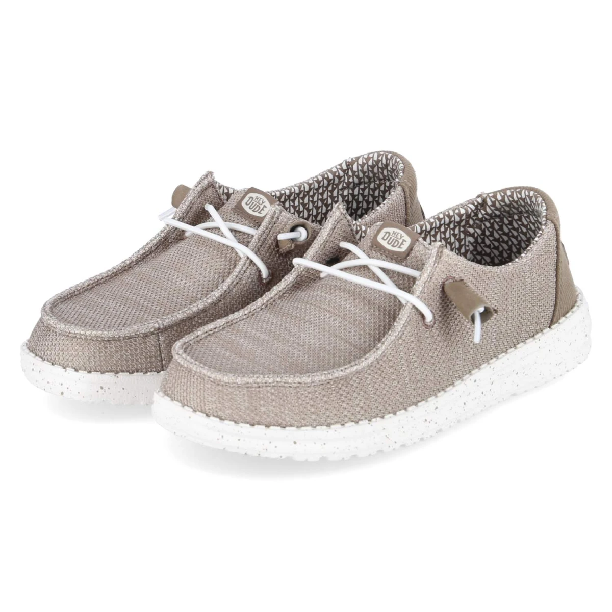 HeyDude Mokassins WENDY - Gr. 38 - Beige - Textil