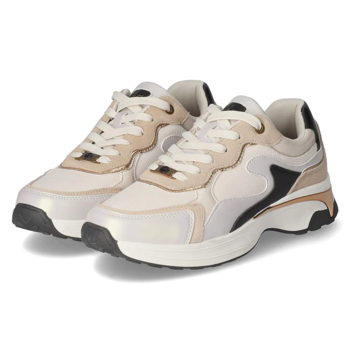 Mexx Low Sneaker PORTIA LOVE - Gr. 39 - Beige - Textil