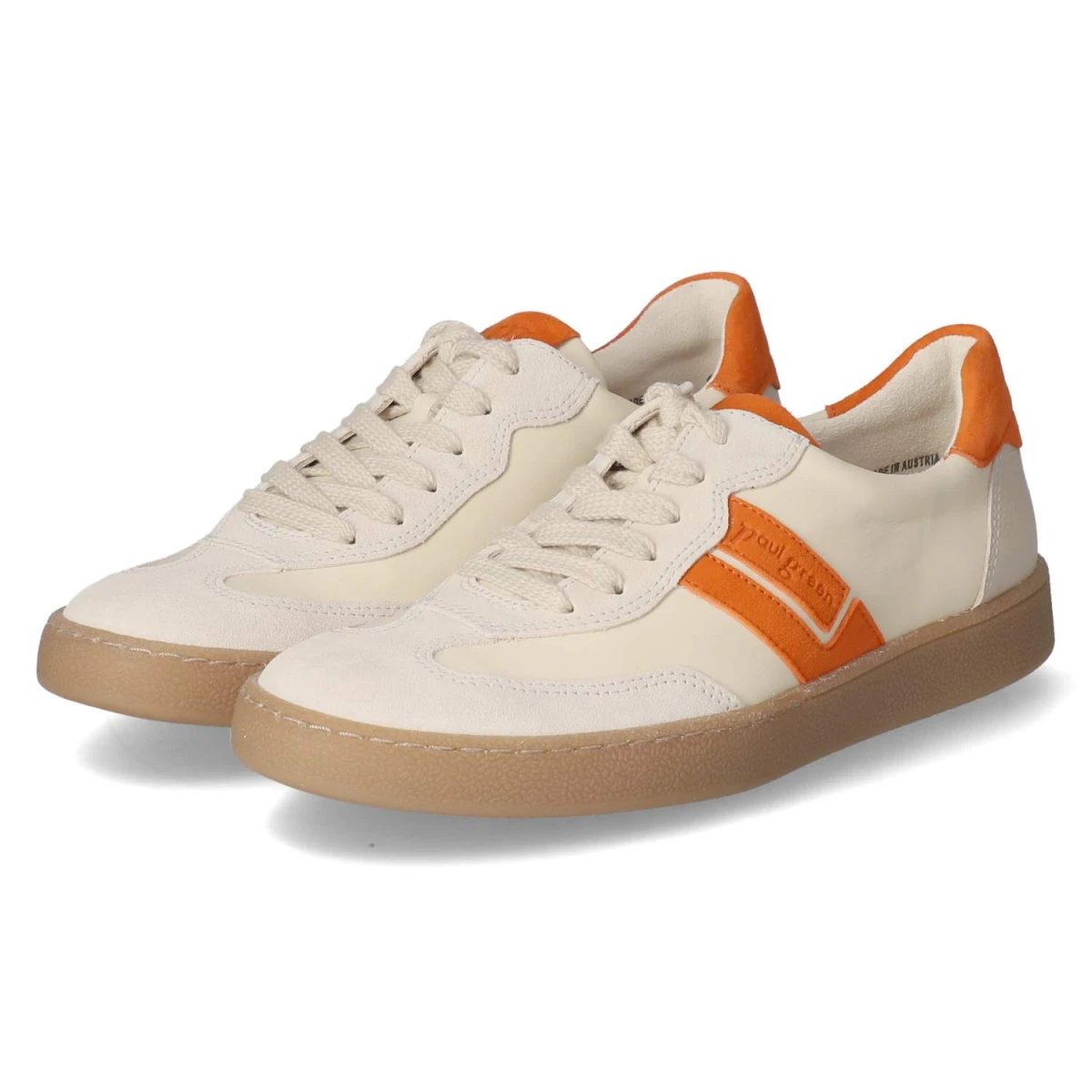 Paul Green Low Sneaker - Gr. 38 - Beige - Leder