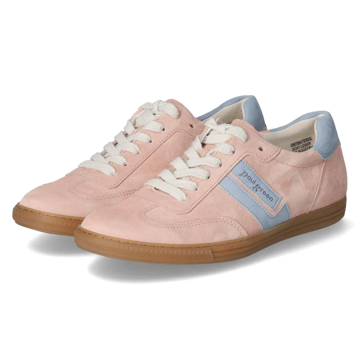 Paul Green Low Sneaker - Gr. 38,5 - Rosa - Rauleder