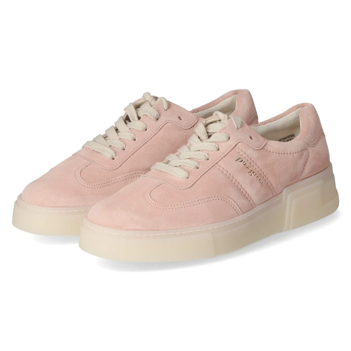 Paul Green Low Sneaker - Gr. 42 - Rosa - Rauleder
