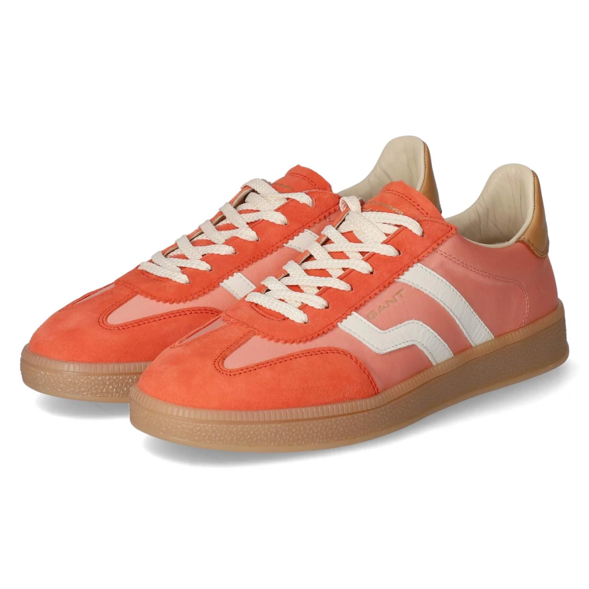 Gant Low Sneaker CUZIMA - Gr. 37 - Orange - Leder & Textil