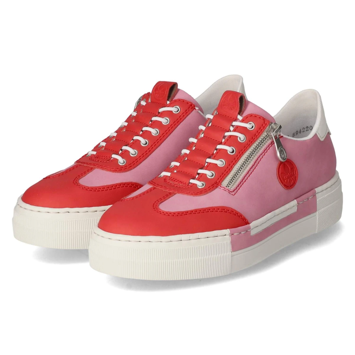 Rieker Low Sneaker - Gr. 38 - Rot - Synthetik