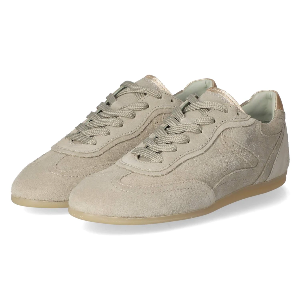 Fräulein Frida Low Sneaker VITA - Gr. 40 - Grün - Rauleder