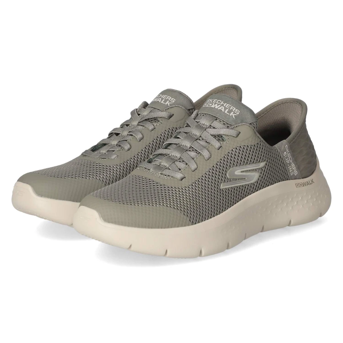 Skechers Slip Ins Sneaker GRAND ENTRY - Gr. 41 - Grün - Textil & Synthetik