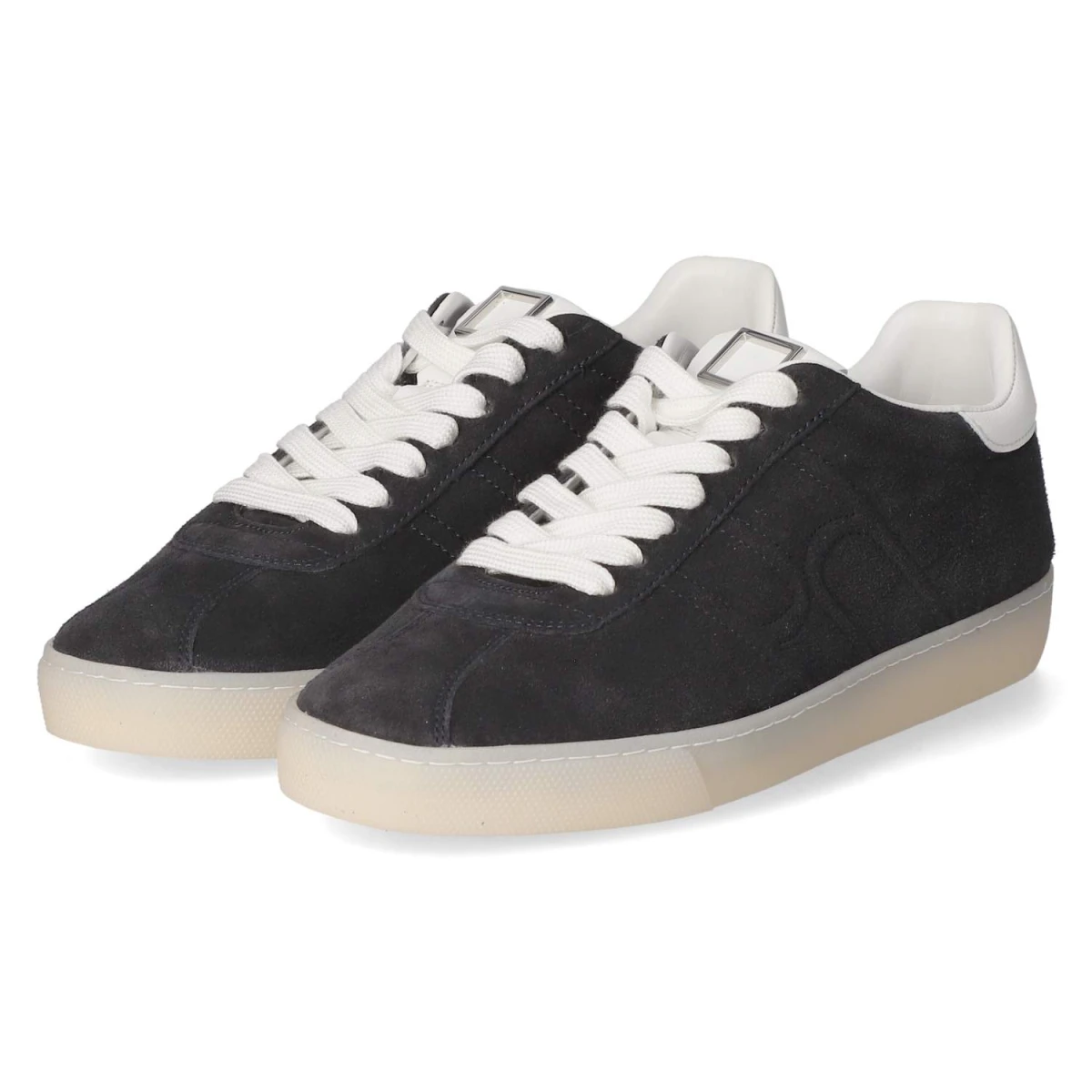 Högl Low Sneaker - Gr. 39 - Blau - Rauleder