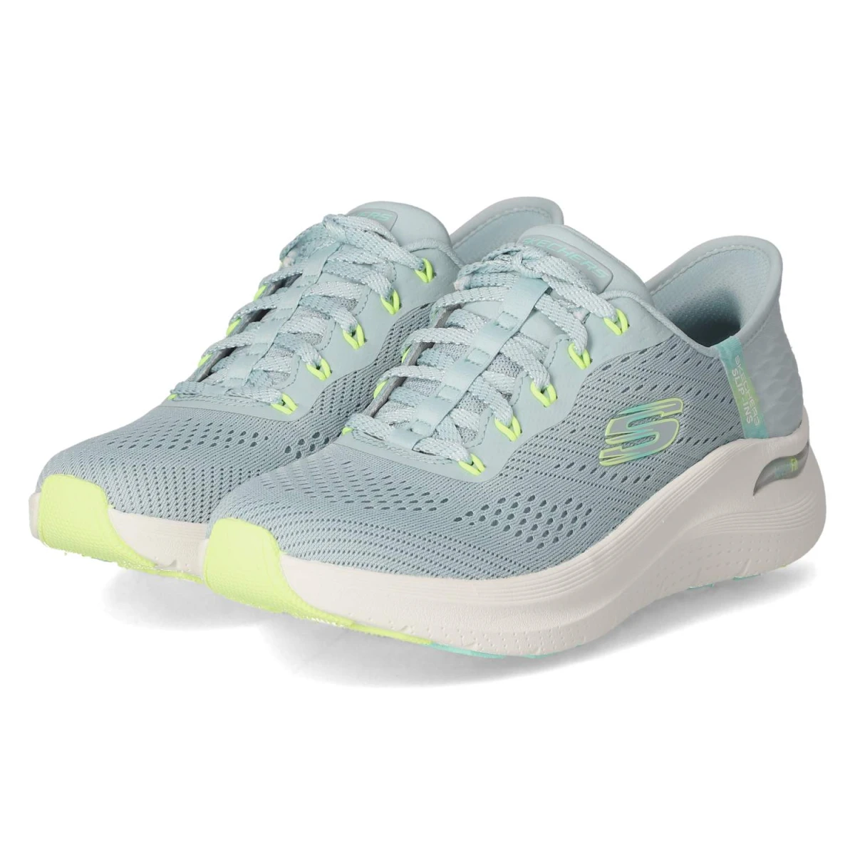 Skechers Low Sneaker EASY CHIC - Gr. 36 - Blau - Textil