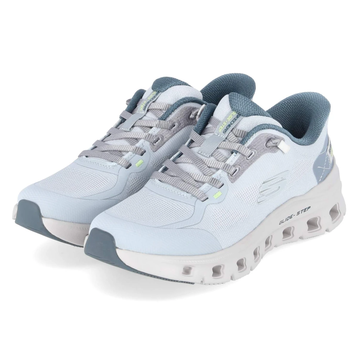 Skechers Slip-ins Sneaker PURE MOTION - Gr. 36 - Blau - Textil & Synthetik