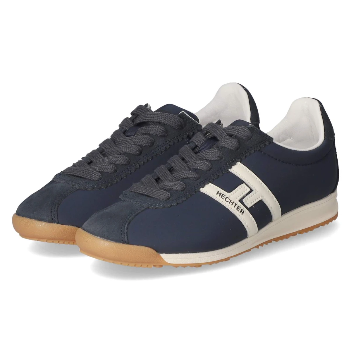 Hechter Paris Low Sneaker KIM - Gr. 40 - Blau - Leder & Textil