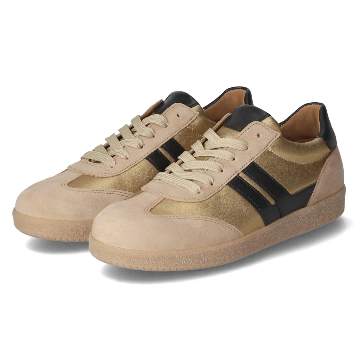 Gabor Low Sneaker - Gr. 37 - Gold - Leder