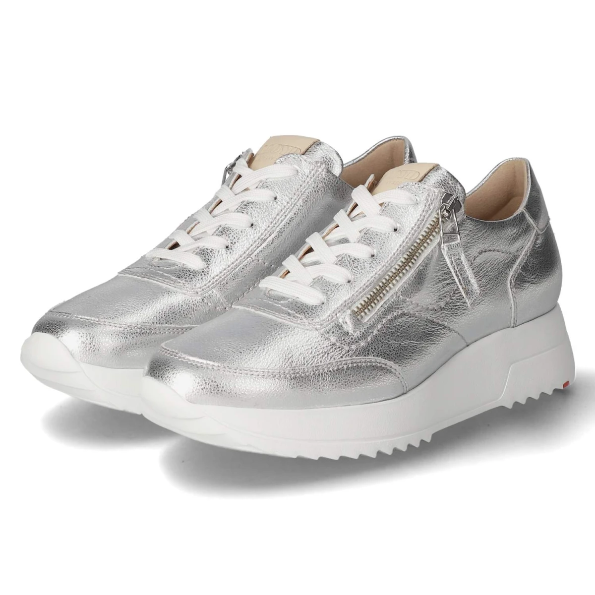Lloyd Low Sneaker MOMO MALA - Gr. 38 - Silber - Glattleder