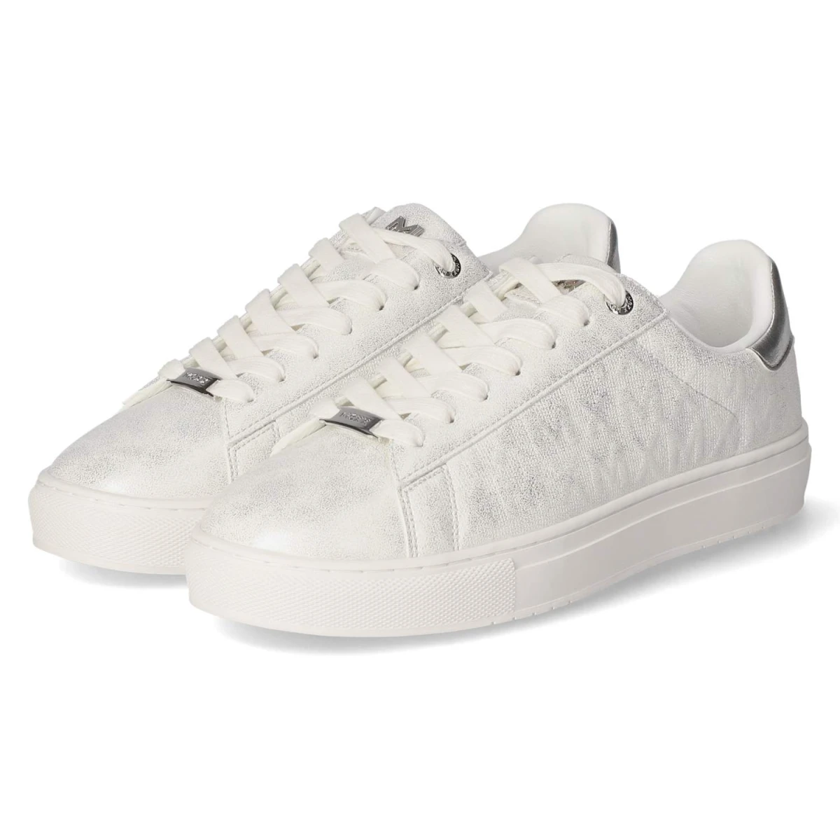 Mexx Low Sneaker LOUA BLAKE - Gr. 38 - Silber - Synthetik