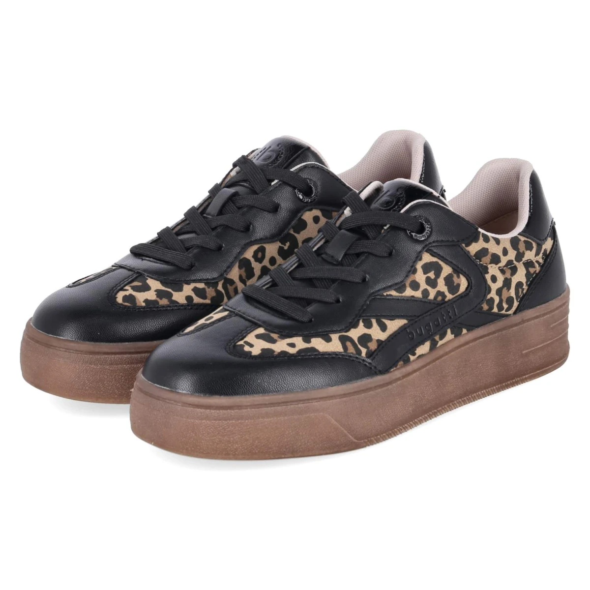 Bugatti Low Sneaker - Gr. 39 - Schwarz - Textil & Synthetik