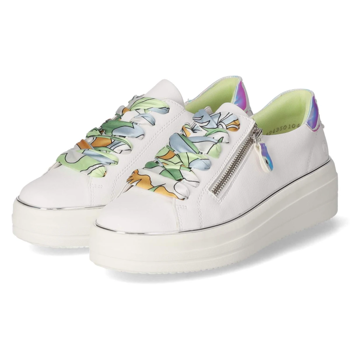 Remonte Low Sneaker - Gr. 40 - Weiß - Glattleder