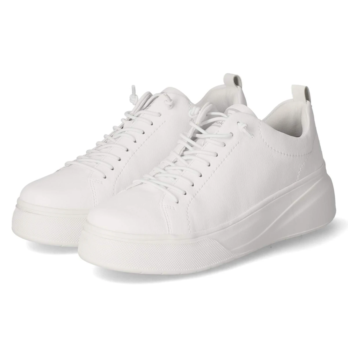 Rieker Low Sneaker - Gr. 41 - Weiß - Glattleder