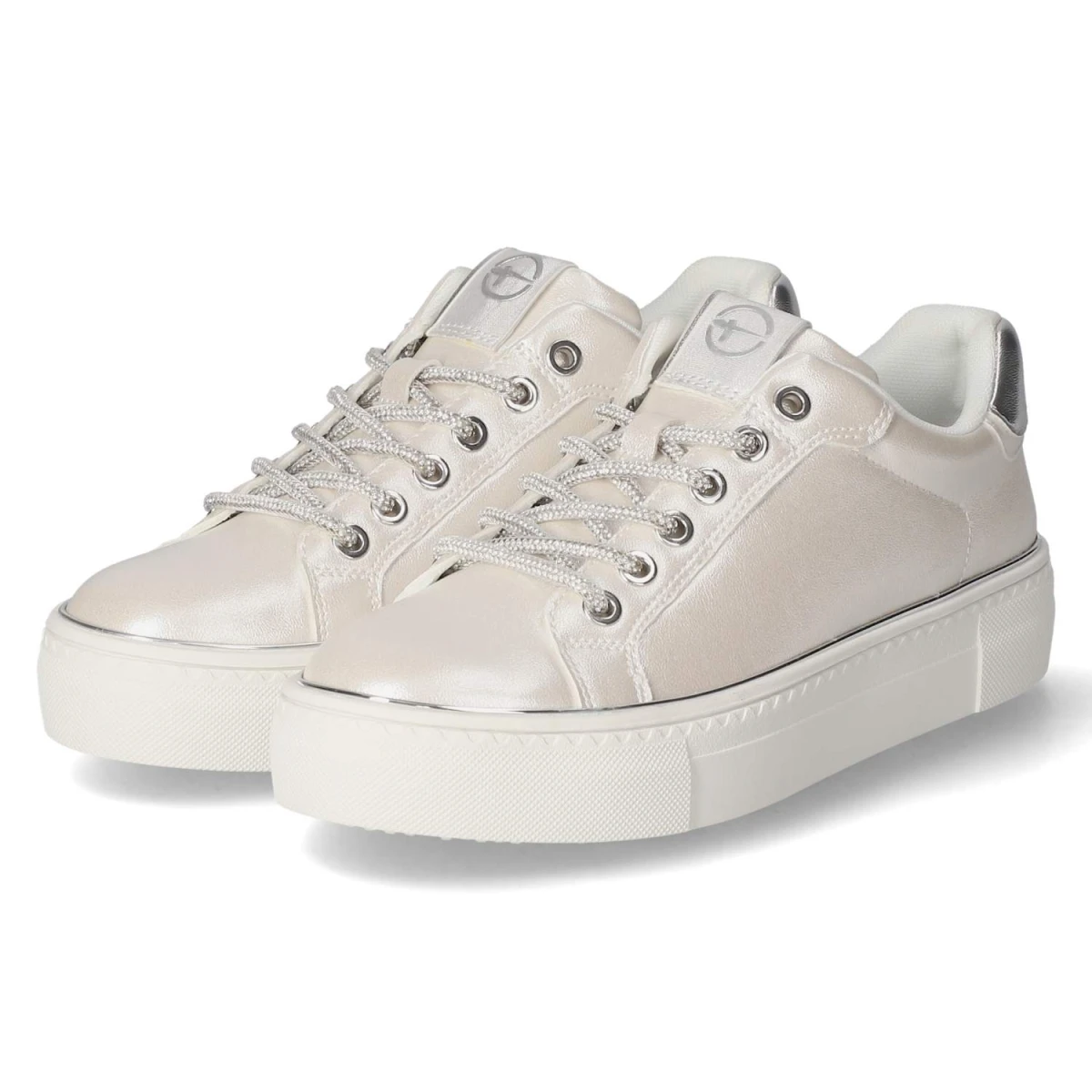 Tamaris Sneaker Low - Gr. 41 - Weiß - Synthetik