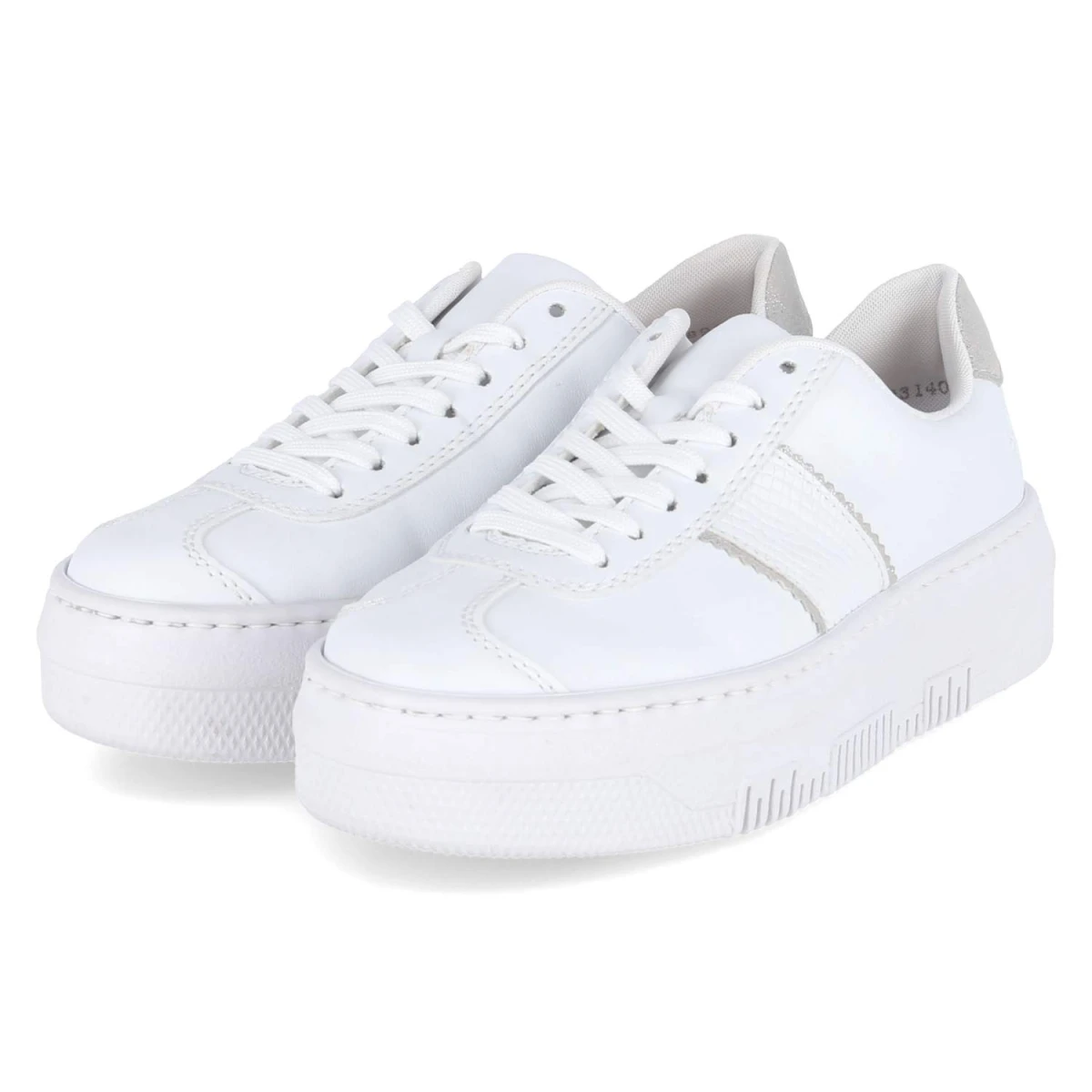 Rieker Low Sneaker - Gr. 39 - Weiß - Synthetik