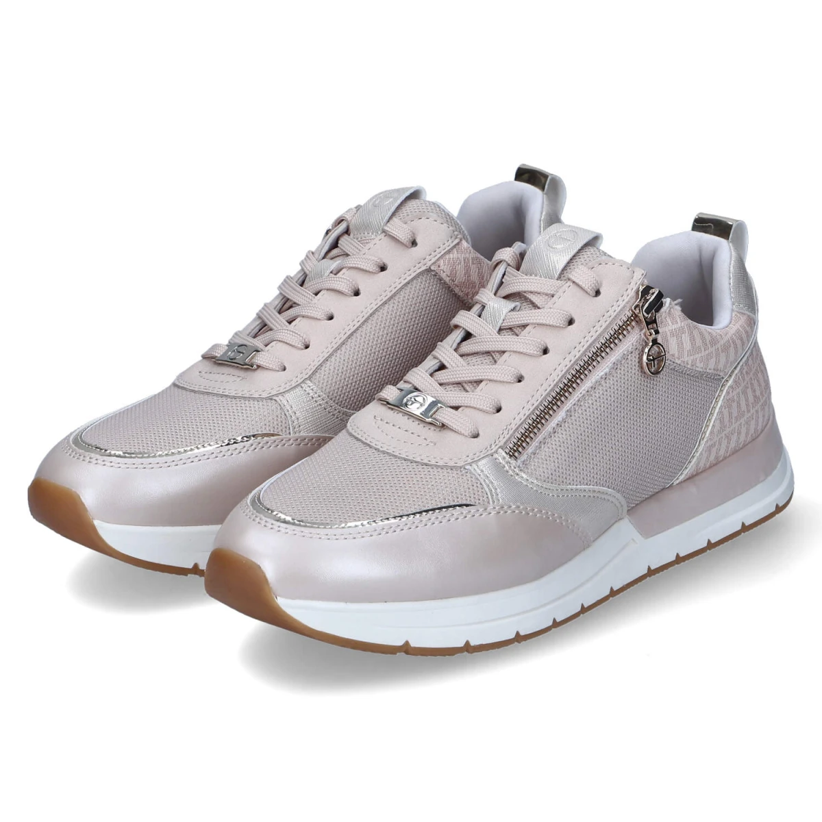 Tamaris Low Sneaker - Gr. 40 - Rosa - Textil & Synthetik