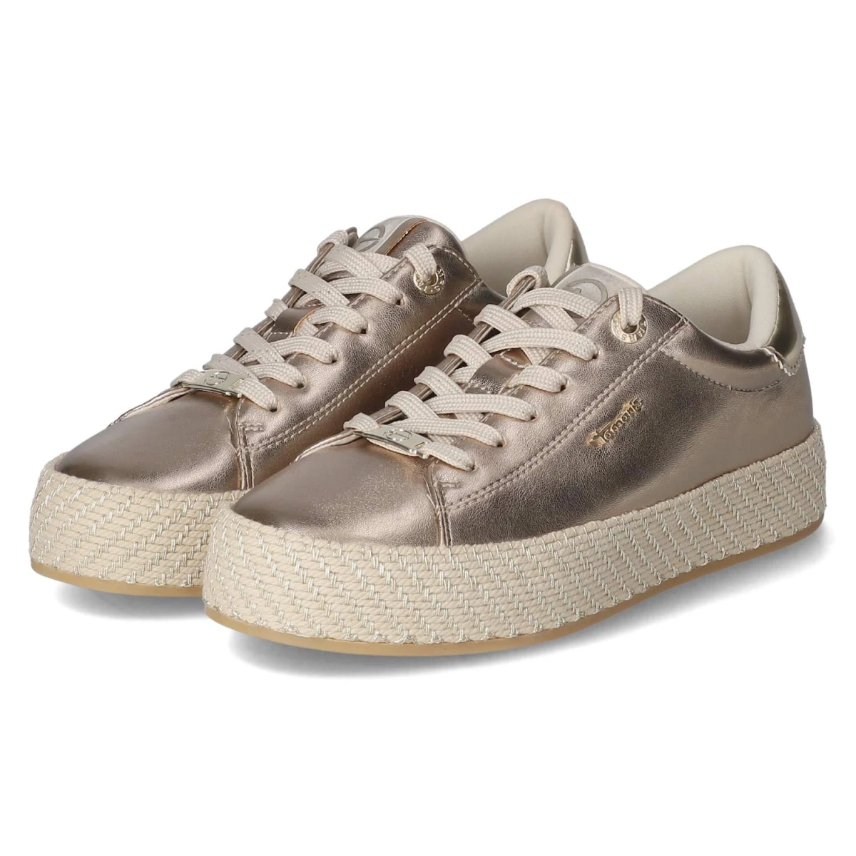 Tamaris Sneaker Low - Gr. 38 - Gold - Synthetik