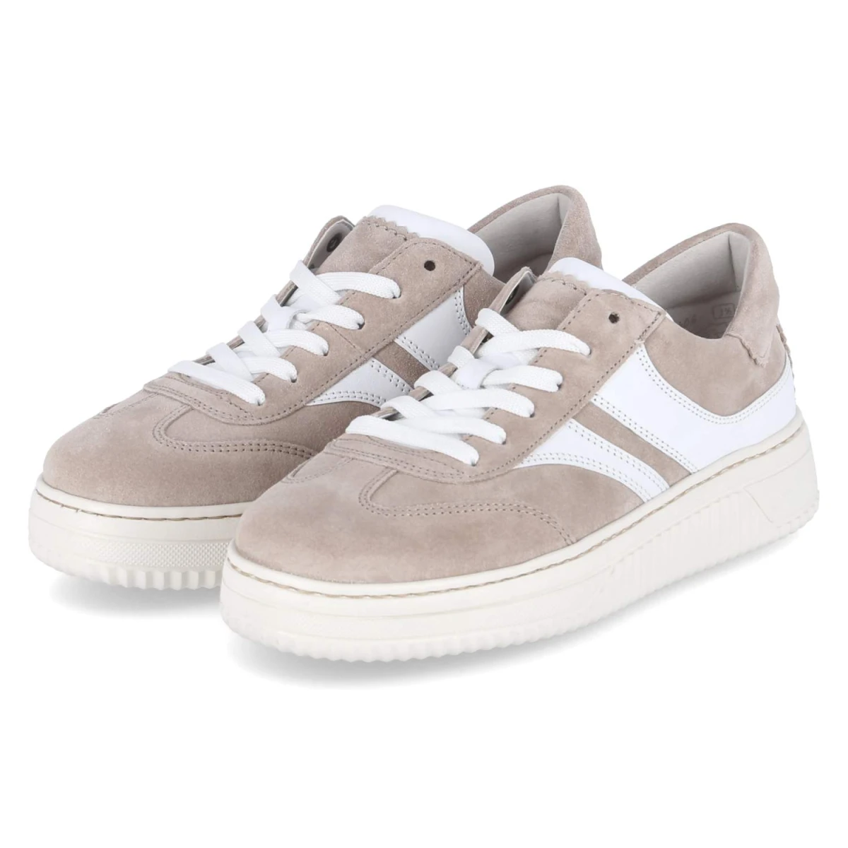 Gabor Low Sneaker - Gr. 36 - Beige - Rauleder