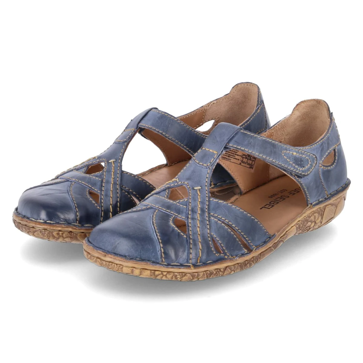Josef Seibel Sandalen ROSALIE 29 - Gr. 39 - Blau - Glattleder
