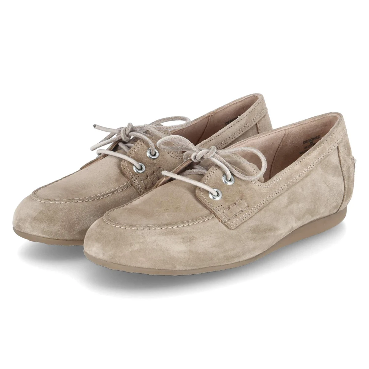 Paul Green Halbschuhe - Gr. 40 - Beige - Rauleder