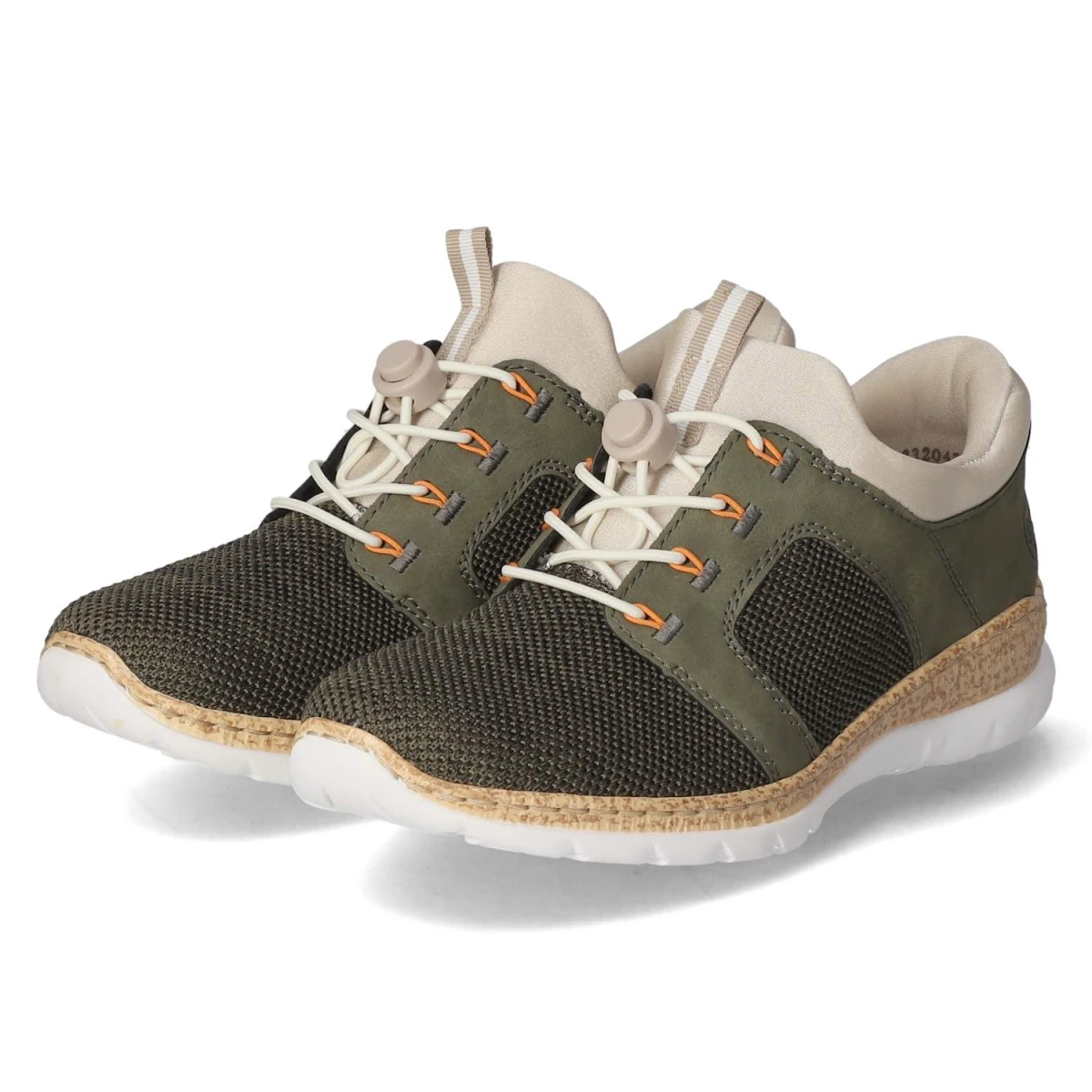 Rieker Low Sneaker - Gr. 36 - Grün - Textil & Synthetik