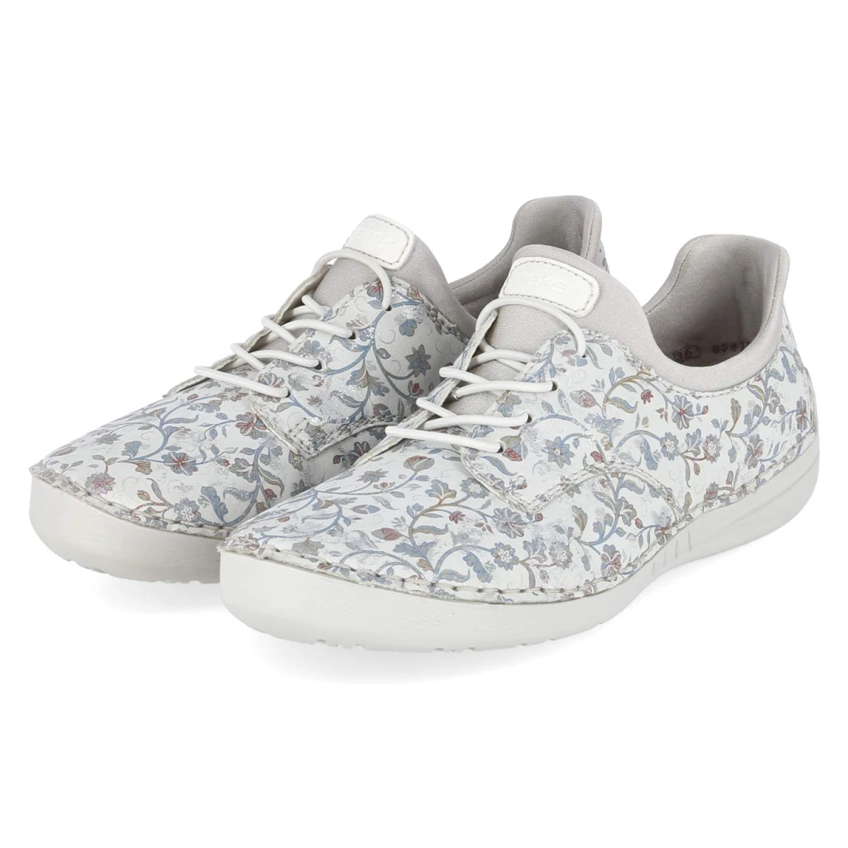 Rieker Slip-On-Sneaker - Gr. 37 - Grau - Textil & Synthetik