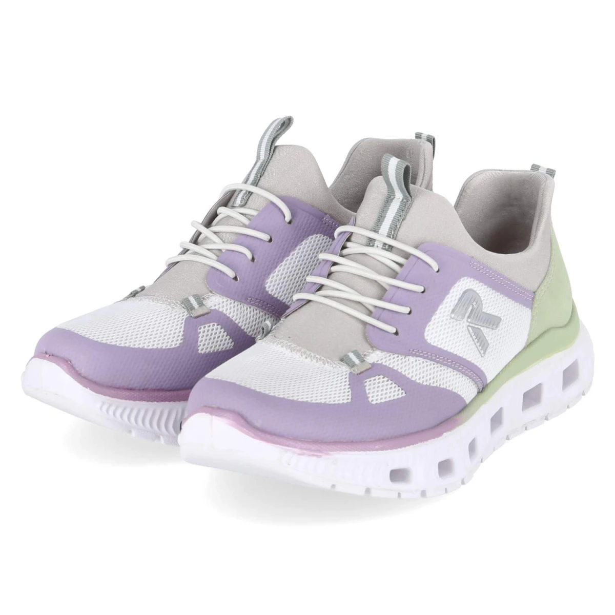 Rieker Slip-On-Sneaker - Gr. 40 - Mehrfarbig - Textil & Synthetik