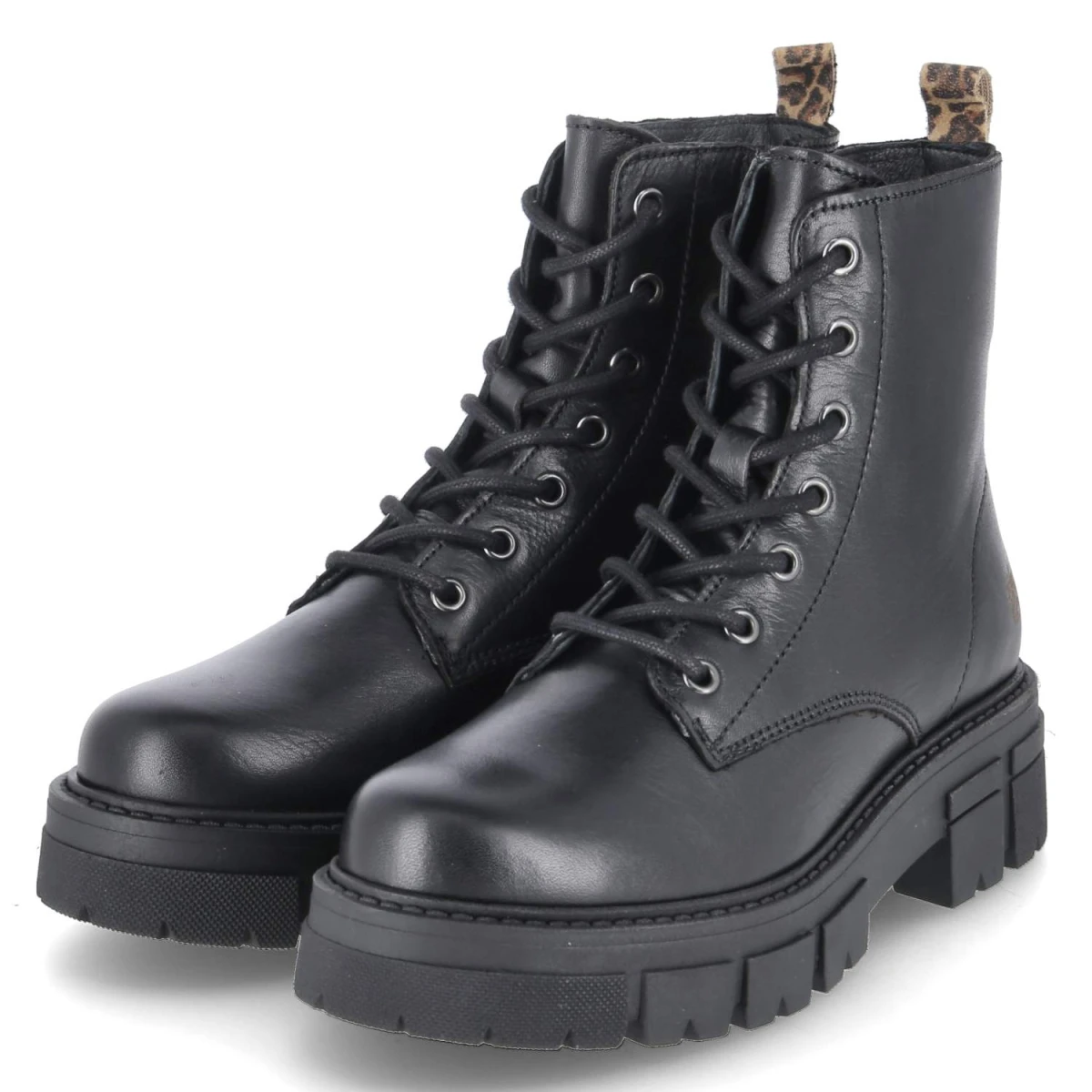 Apple of Eden Schnürboots CASTLE 1.1 - Gr. 41 - Schwarz - Glattleder