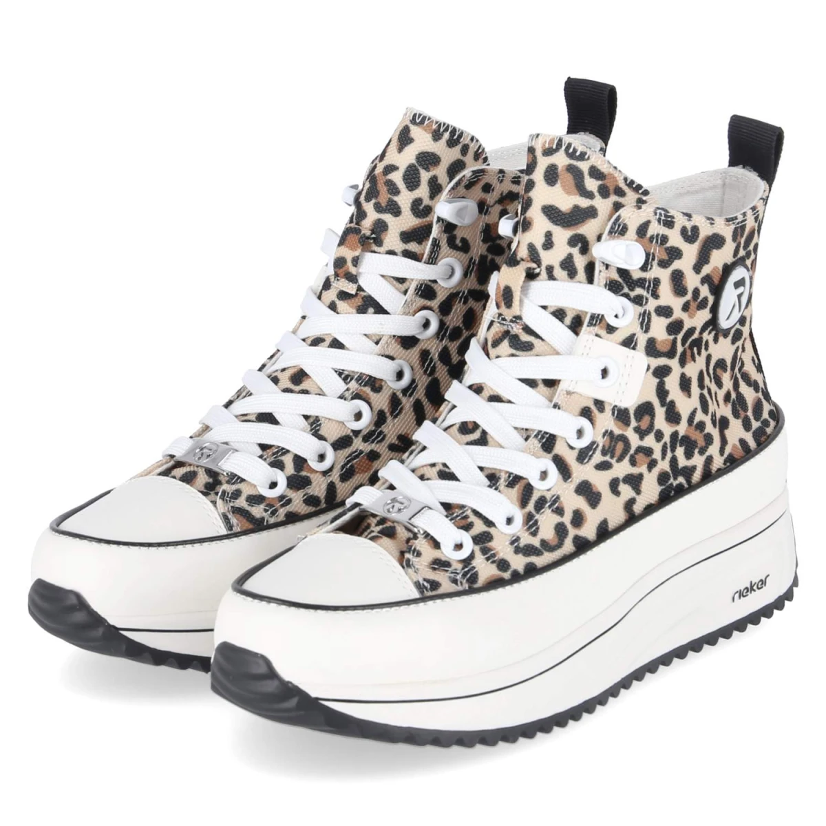 Rieker High Sneaker - Gr. 39 - Beige - Textil & Synthetik