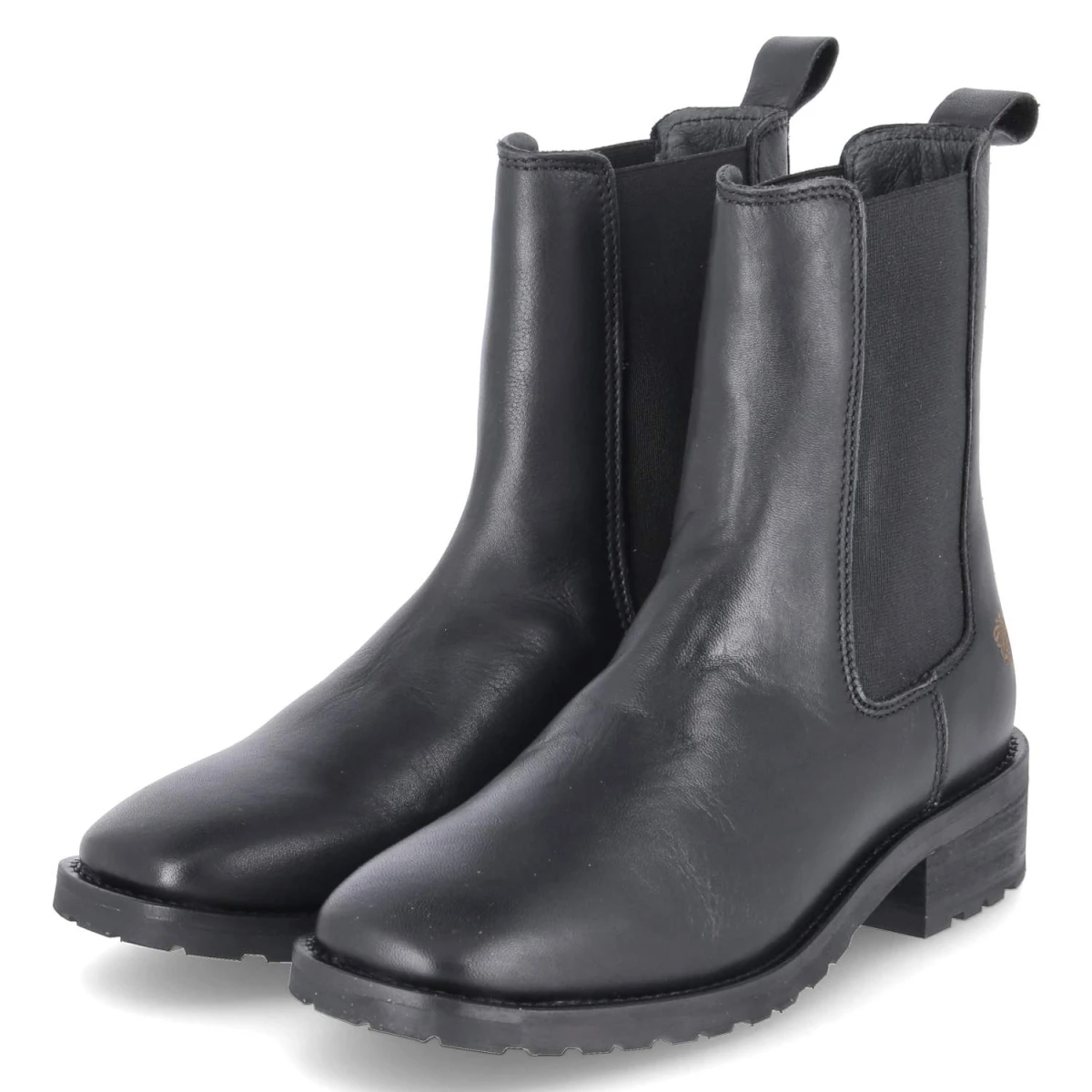 Apple of Eden Chelsea Boots VASTI 1 - Gr. 41 - Schwarz - Glattleder