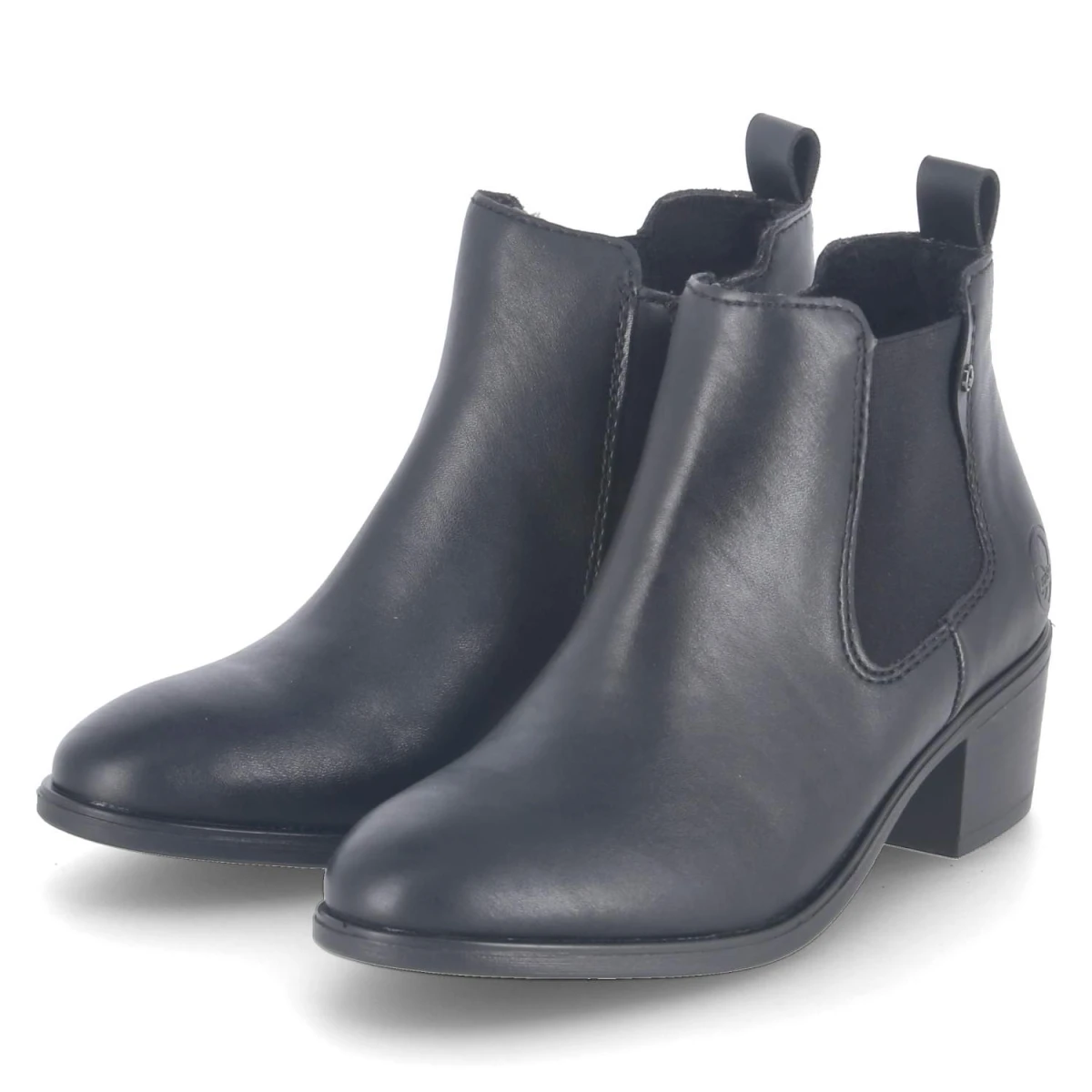 Rieker Chelsea Boots - Gr. 37 - Schwarz - Synthetik