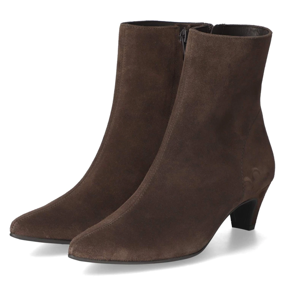 Paul Green Stiefeletten - Gr. 37 - Braun - Rauleder